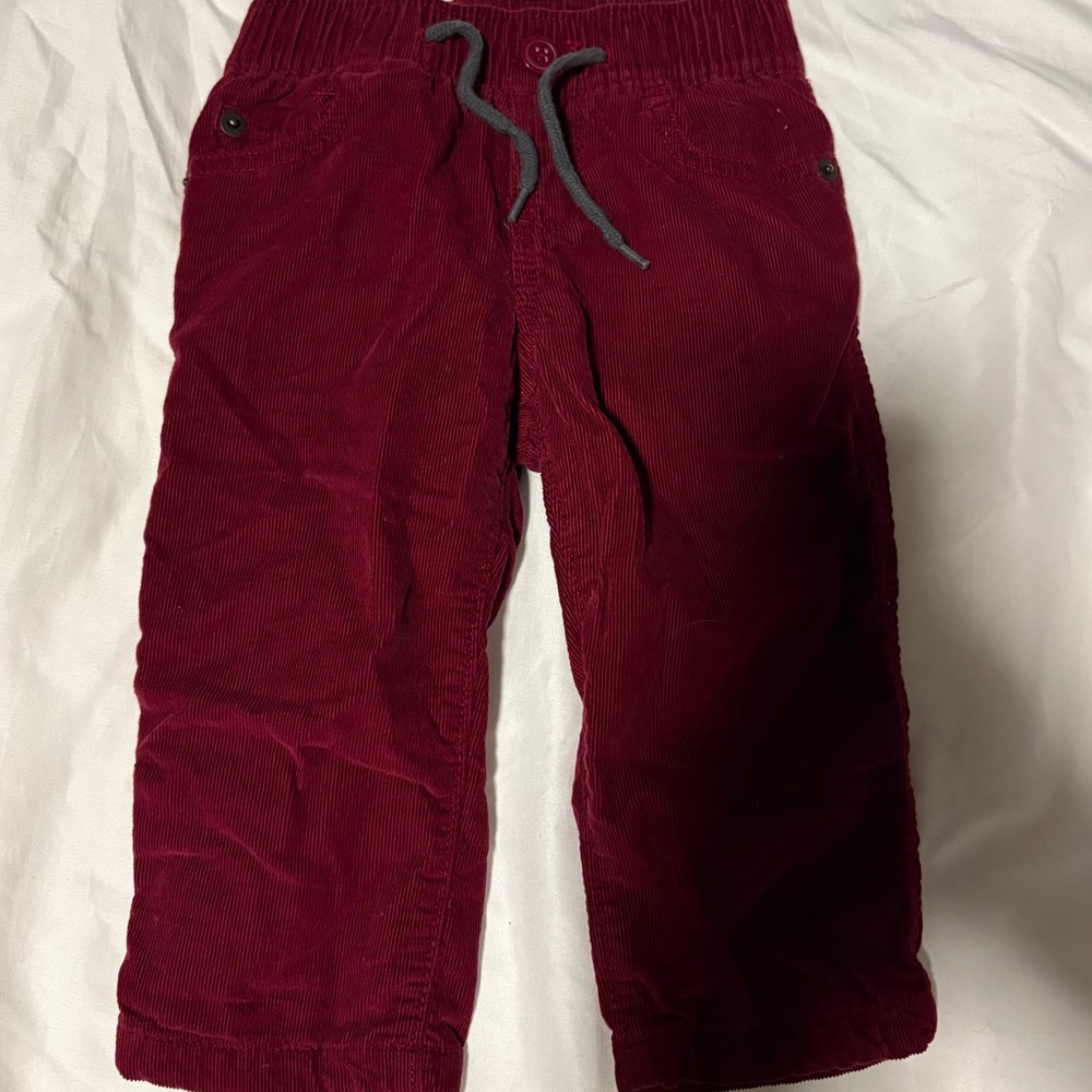 GAP Kids Corduroy Pull-On Pants - Wine